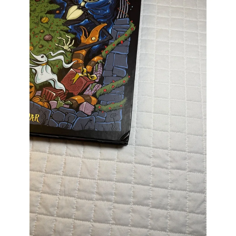Disney Nightmare Before Christmas Pop-Up Advent Calendar Book 1 Ornament Missing